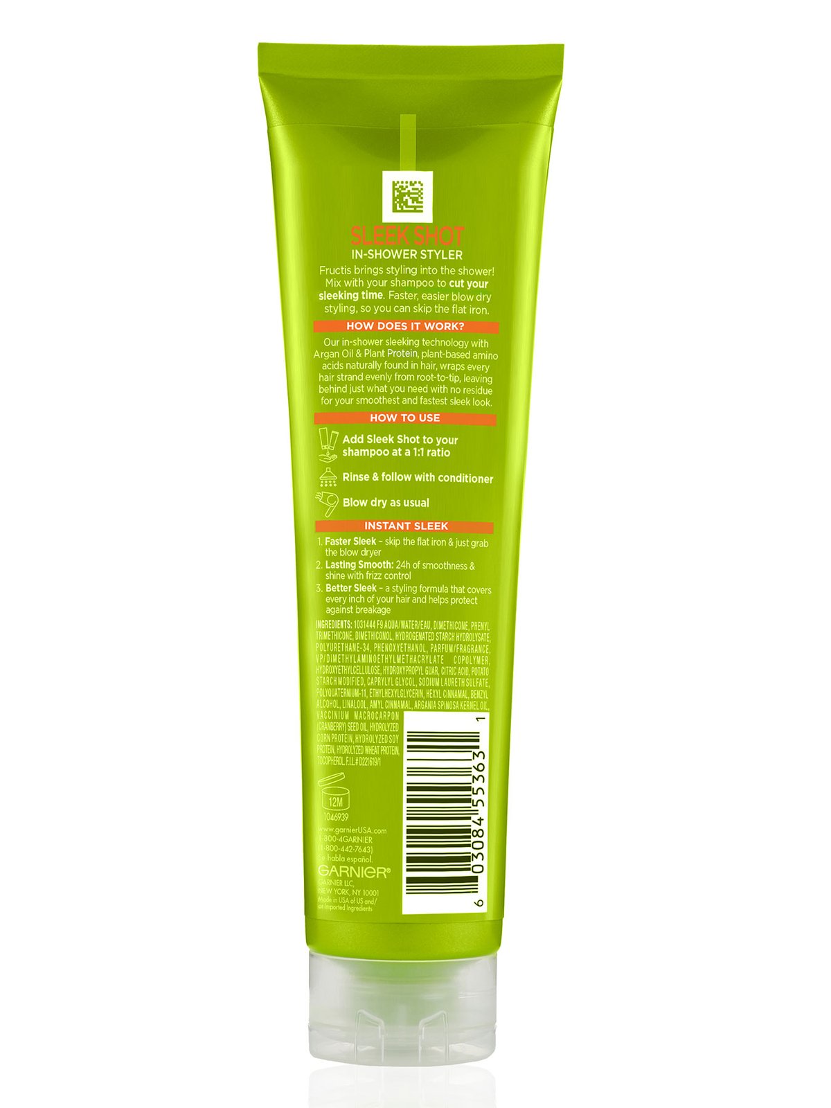 Fructis Sleek Shot InShower Styler Hair Care Garnier