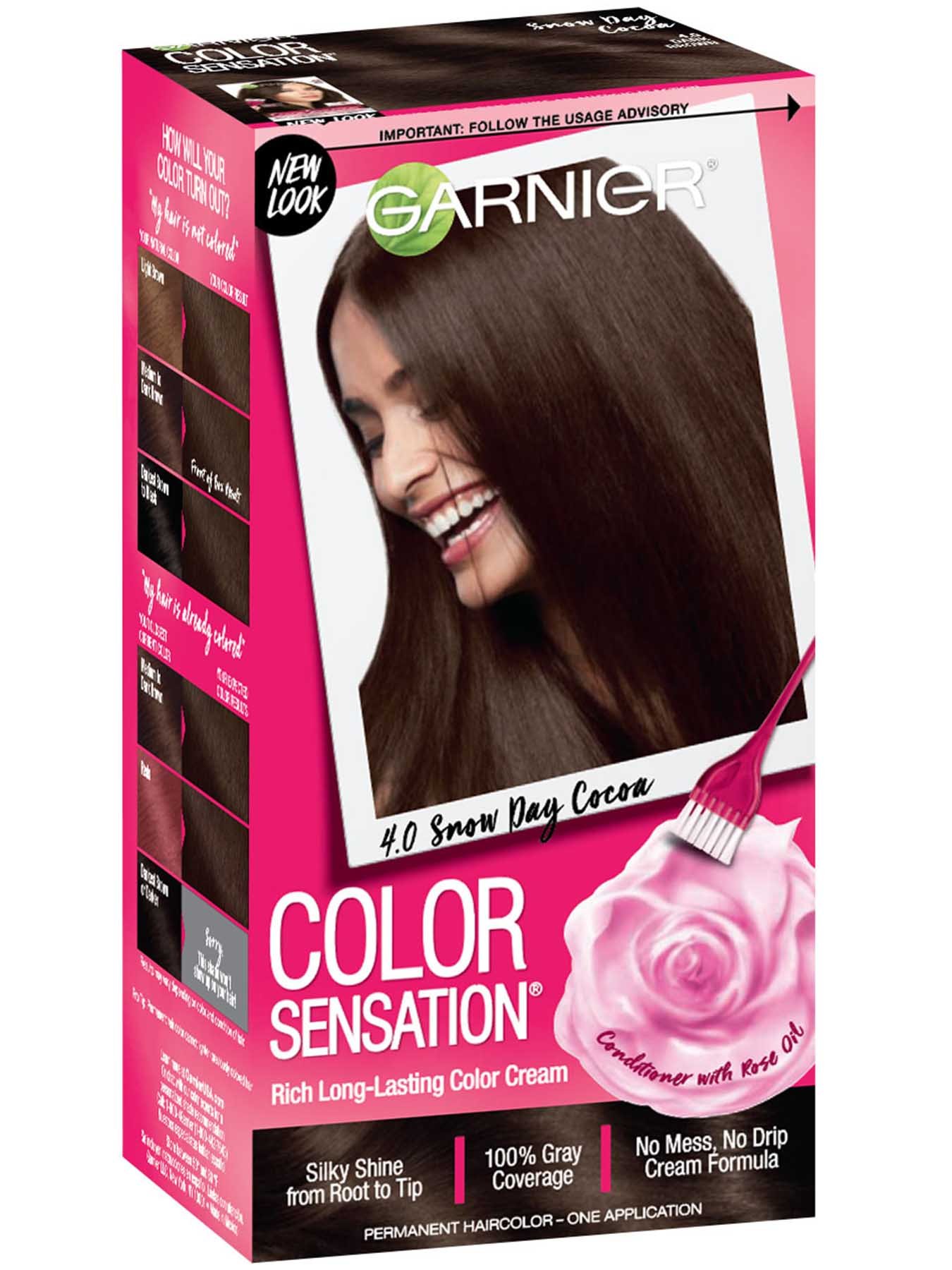 Permanent Semi Permanent Temporary Brown Hair Color Garnier