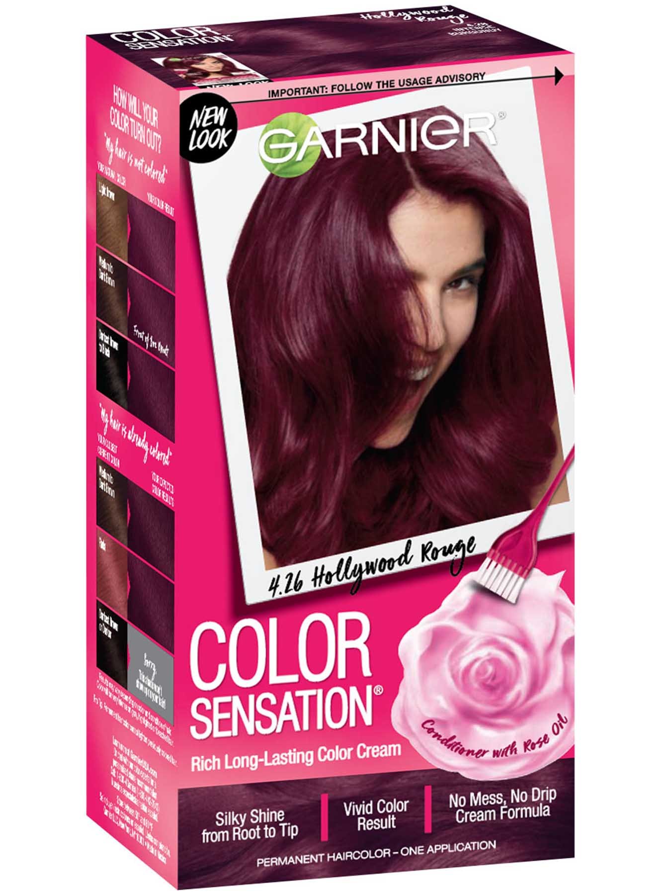 Permanent Semi Permanent Temporary Red Hair Color Garnier