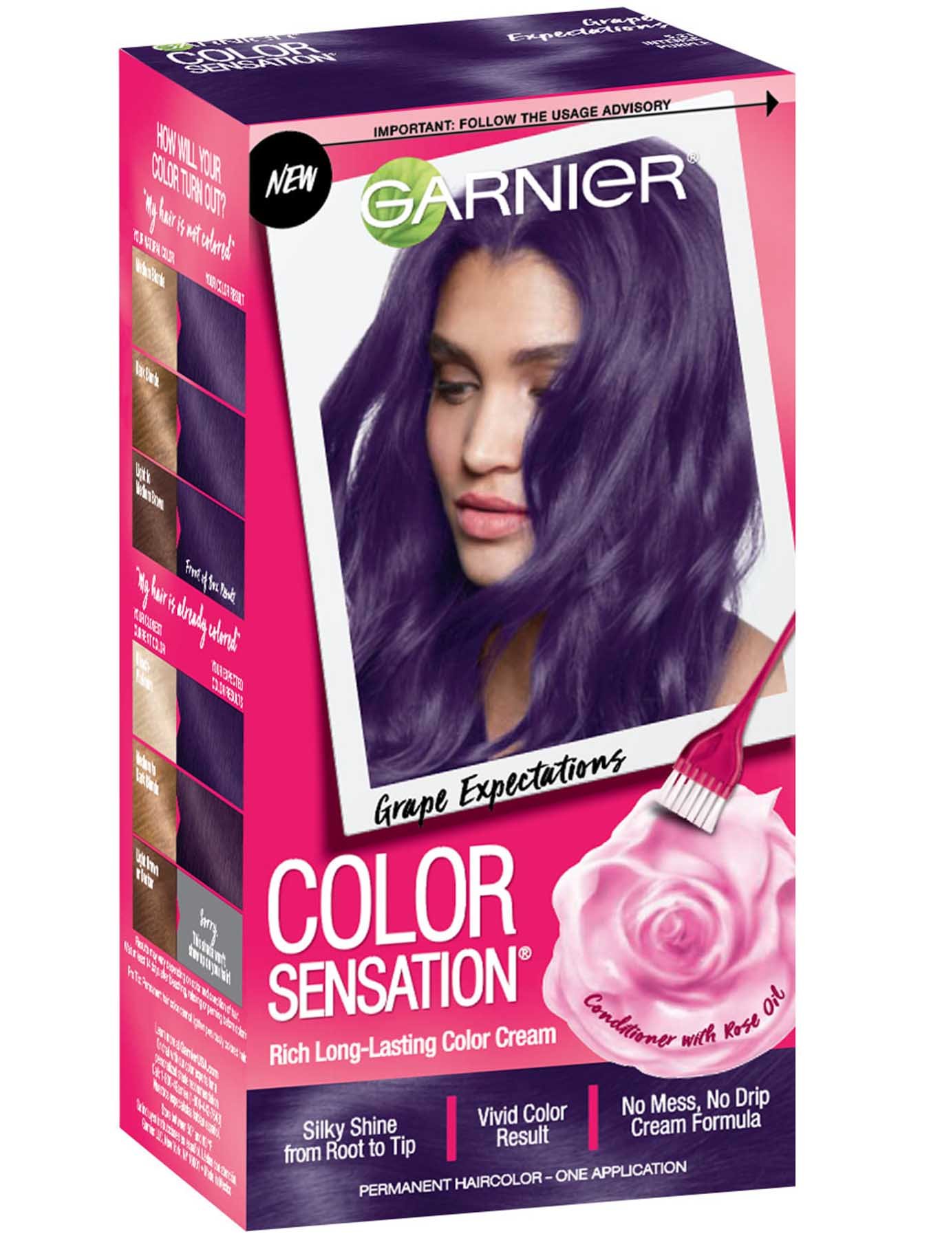 Color Sensation LongLasting Permanent Hair Color Garnier
