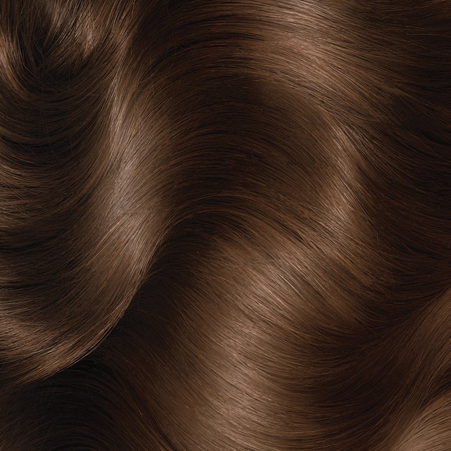 Garnier Color Sensation 6.0 - Light Natural Brown Permanent Hair Color Swatch