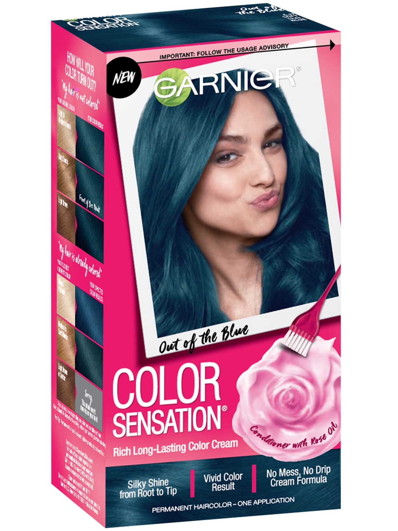 Permanent Semi Permanent Temporary Blue Hair Color Garnier
