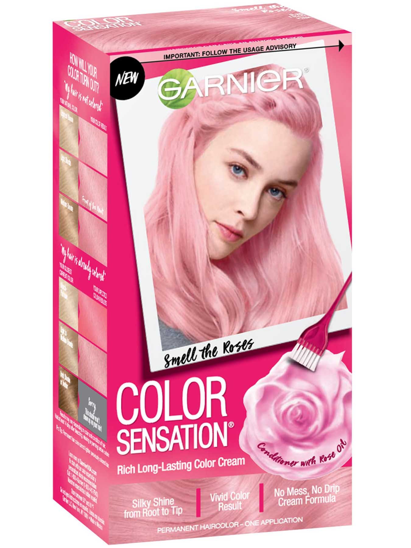 Permanent Semi Permanent Temporary Pink Hair Color Garnier