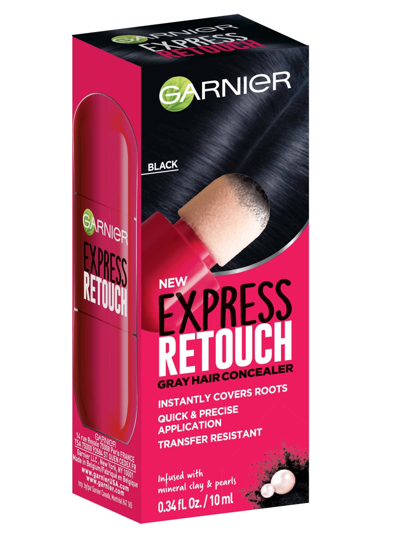Express Retouch Black Front packshot - Temporary Root Touchup