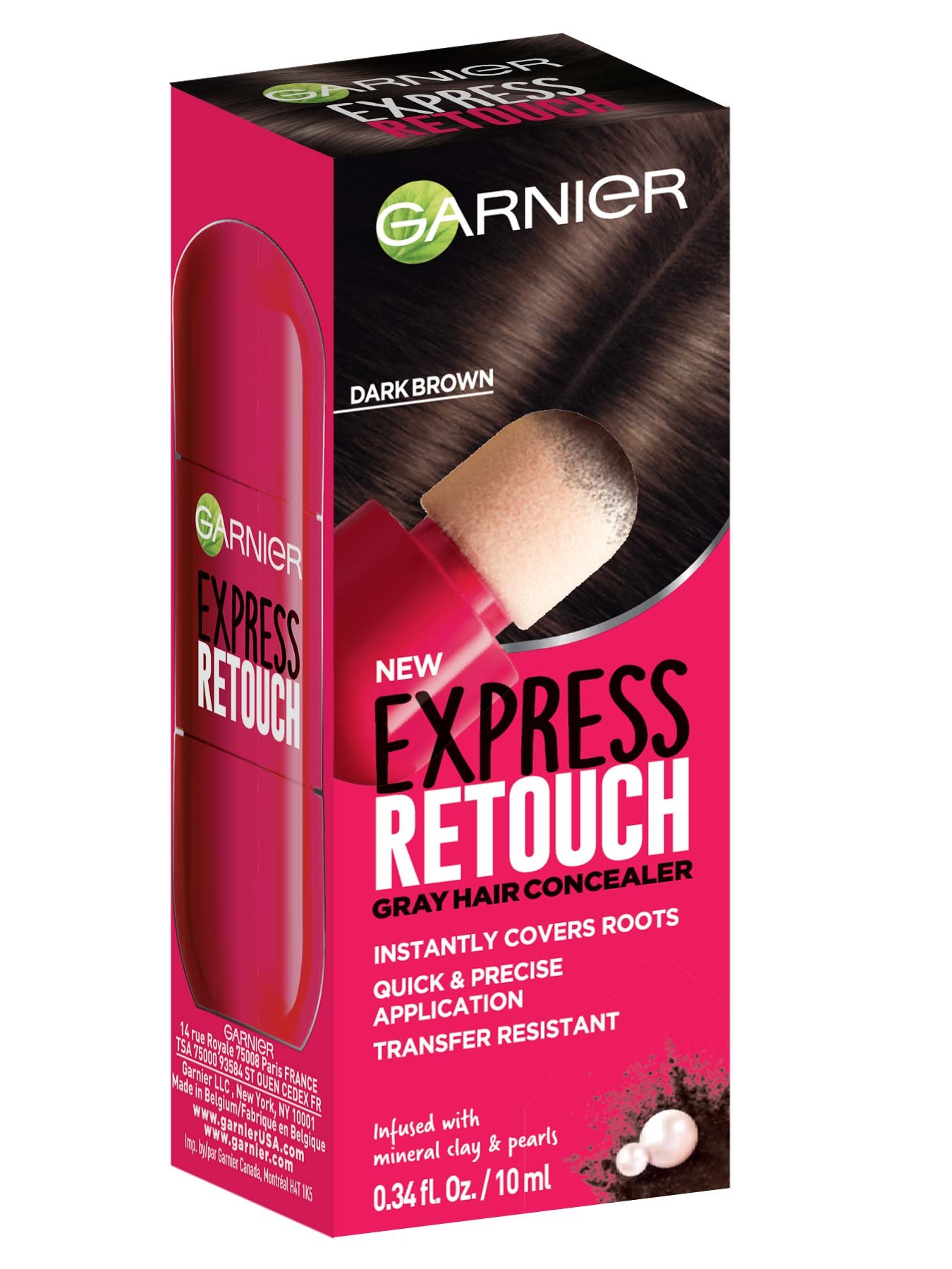 Express Retouch Dark Brown Front packshot - Temporary Root Touchup
