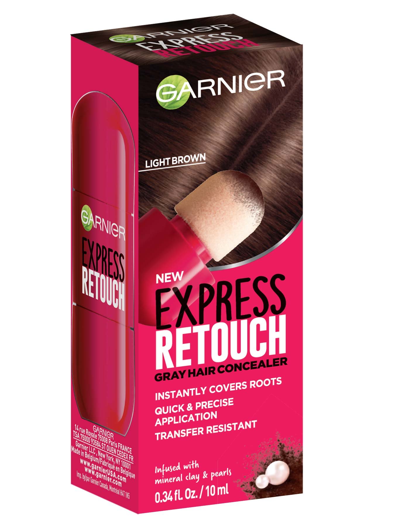 Express Retouch Light Brown Front packshot - Temporary Root Touchup