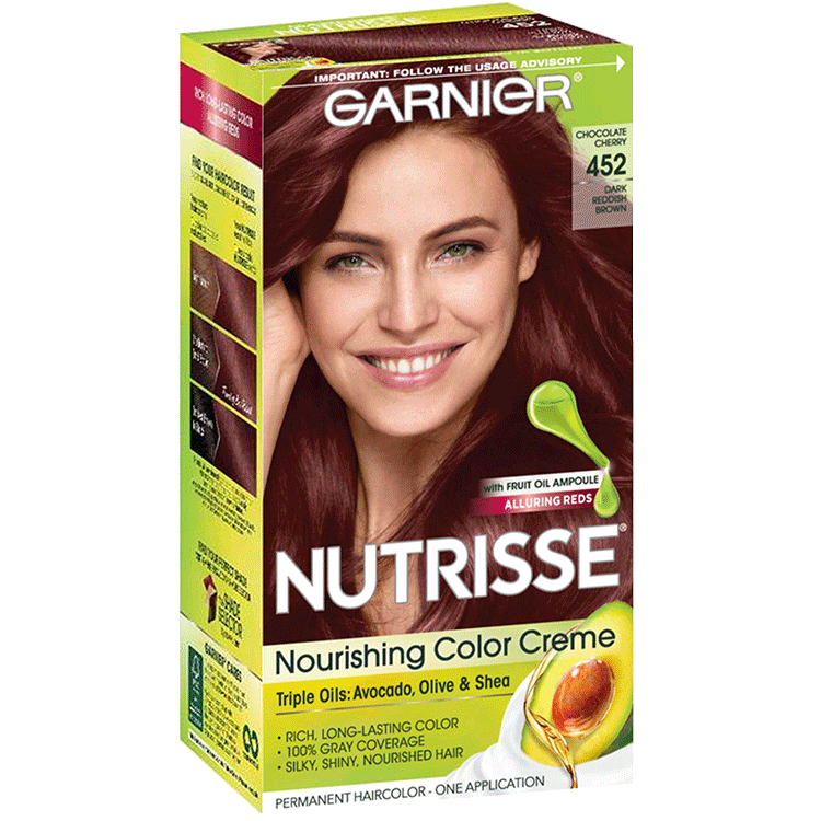 Nutrisse Nourishing Color Creme Dark Reddish Brown 452 Garnier