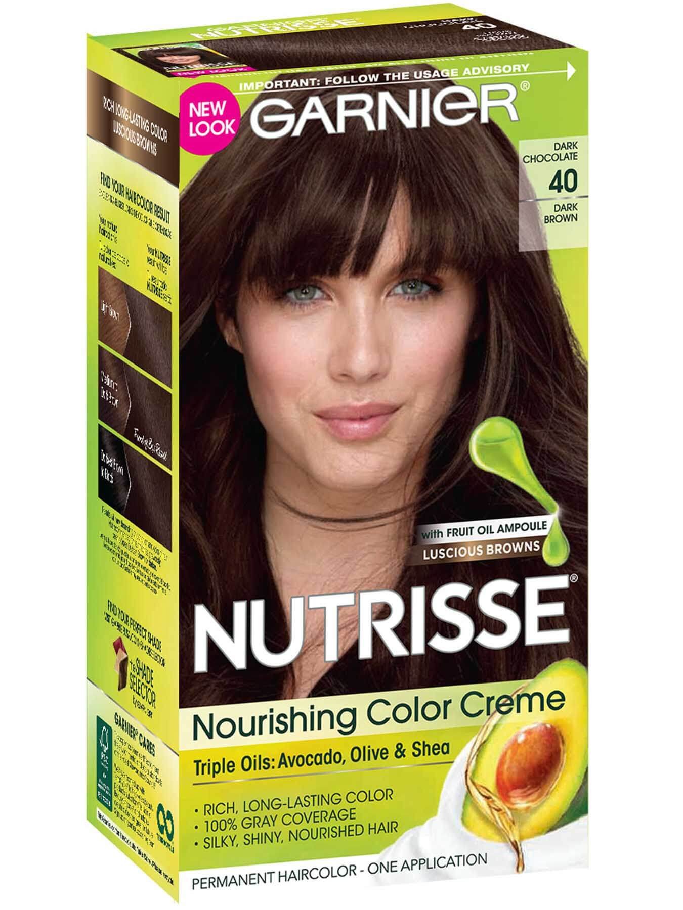 Nutrisse Nourishing Color Creme - Dark Brown 40 - Garnier