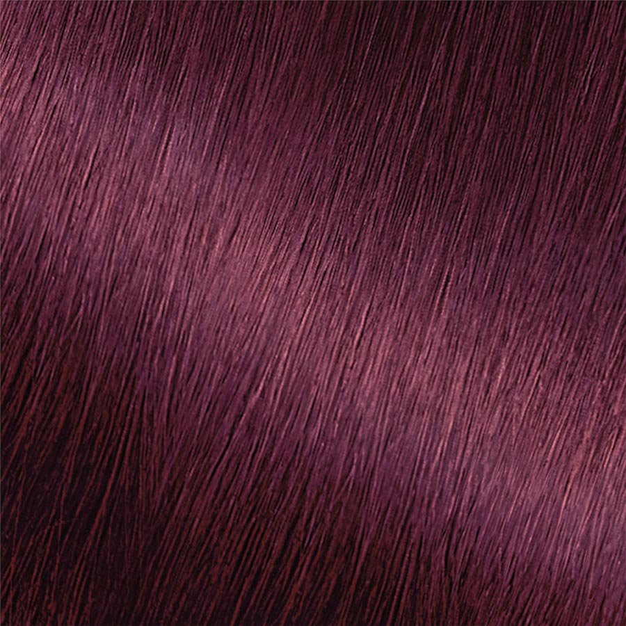 garnier nutrisse nourshing color creme hair color swatch 362 darkest berry burgundy shade