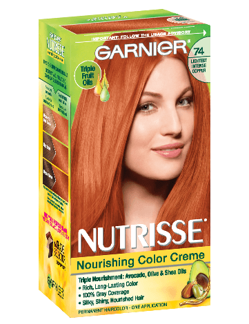 Nutrisse Nourishing Color Creme Lightest Intense Copper Garnier