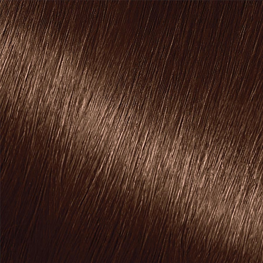 garnier nutrisse nourshing color creme hair color swatch 513 medium nude brown shade