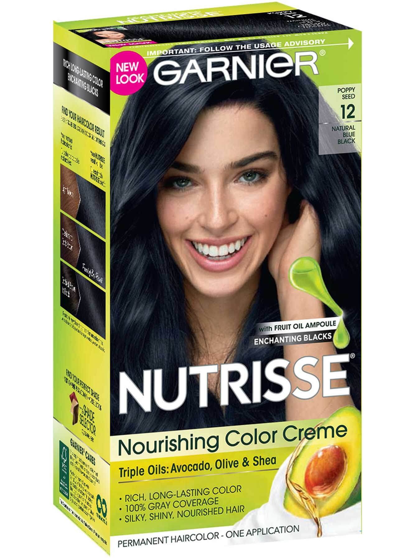 Nourishing Color Creme 12 - Natural Blue Black Hair Color ...