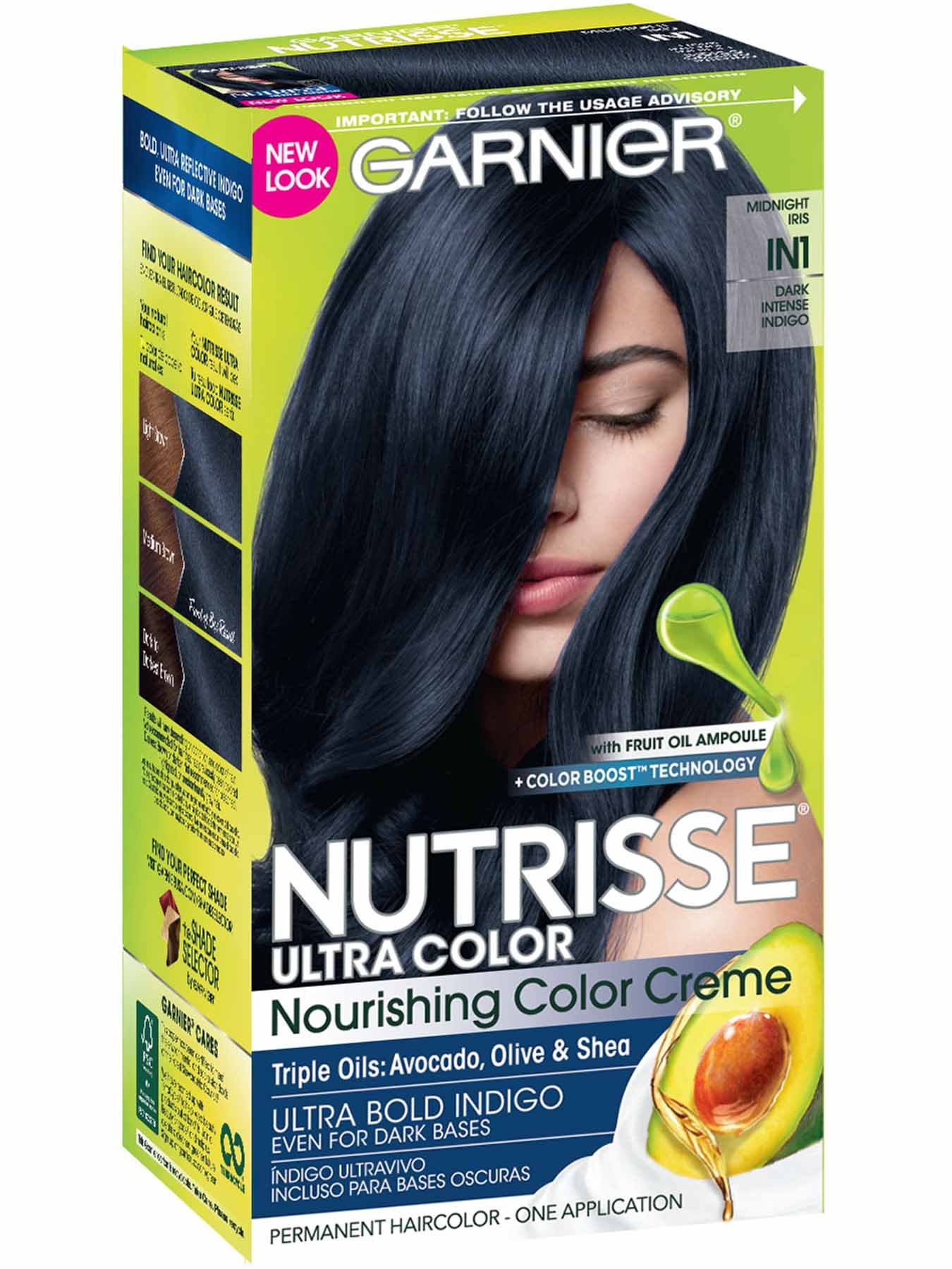 Nutrisse Ultra Color Bold Trendy Hair Color for Dark Hair Garnier