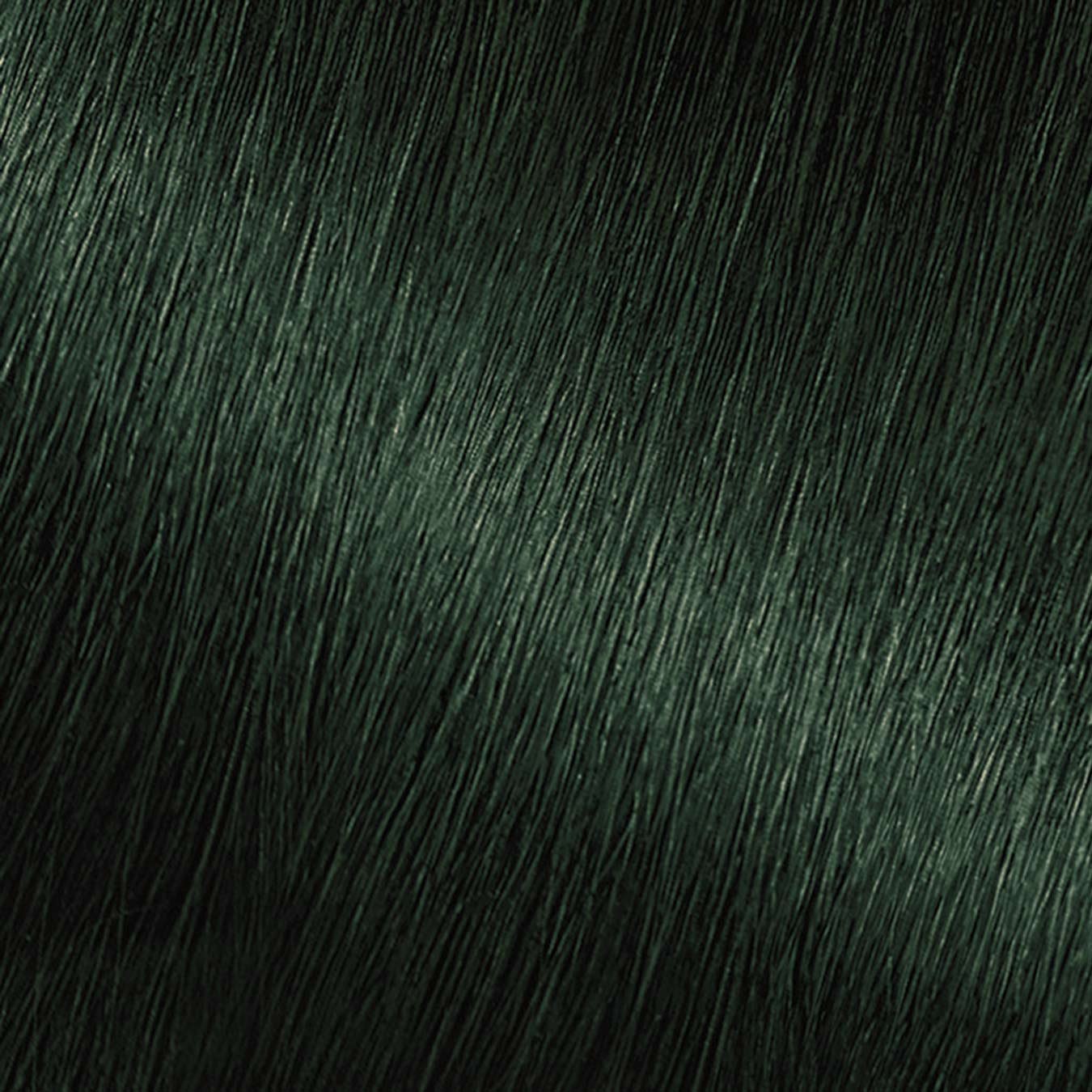 Hair Swatch of Nutrisse Ultra Color EM1 Dark Matcha.