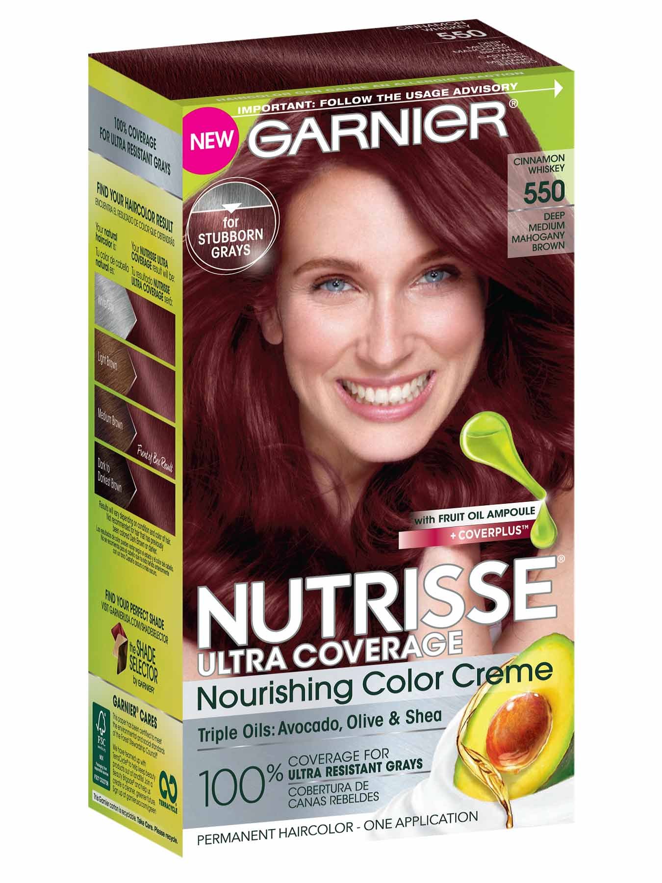Garnier Fructis Hair Color Chart