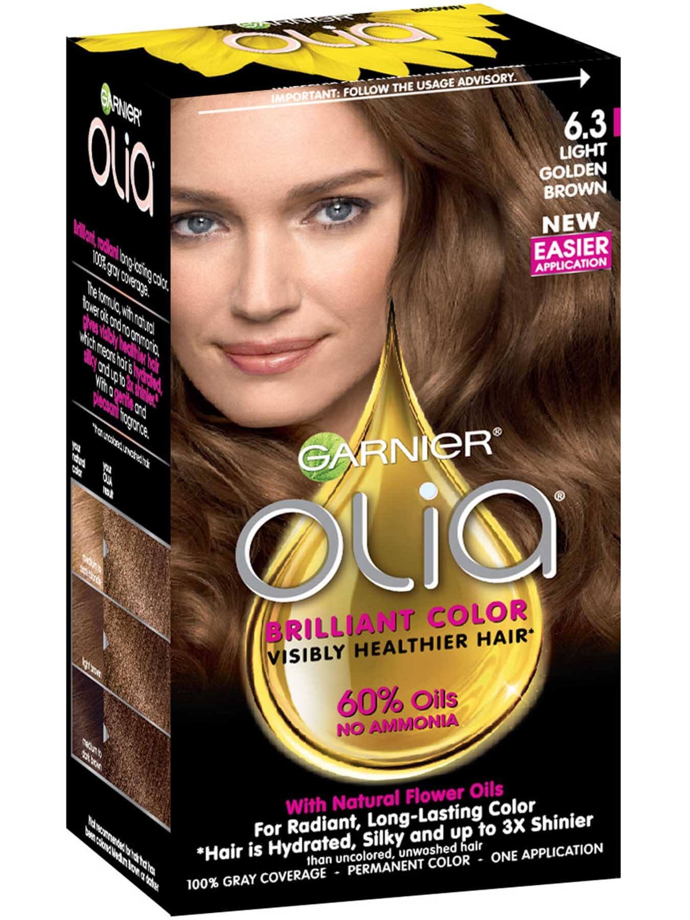 Light Brown Hair Color Olia Hair Color Oil Powered AmmoniaFree