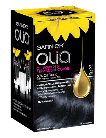 Olia Ammonia Free Permanent Hair Color Soft Blue Black Olia Ammonia Free Permanent Hair Color Soft Blue Black