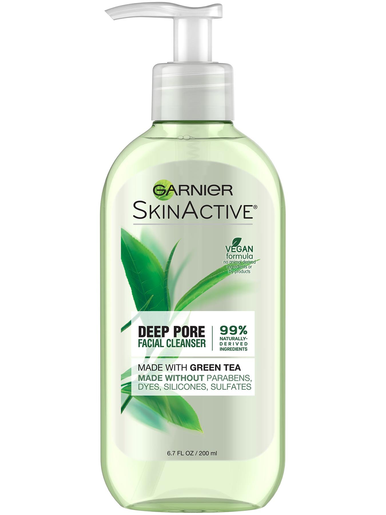 Front view of Deep Pore Face Wash with Green Tea.