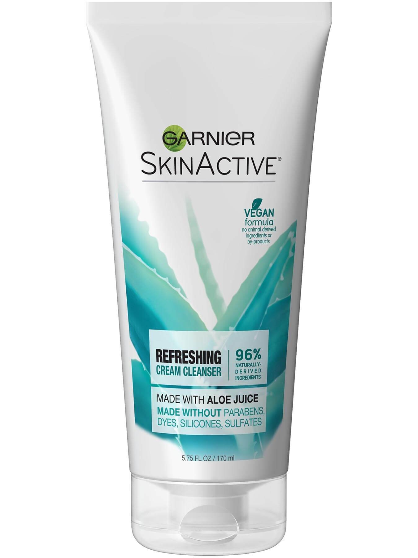 Front view of Refreshing Cream Face Wash with Aloe.