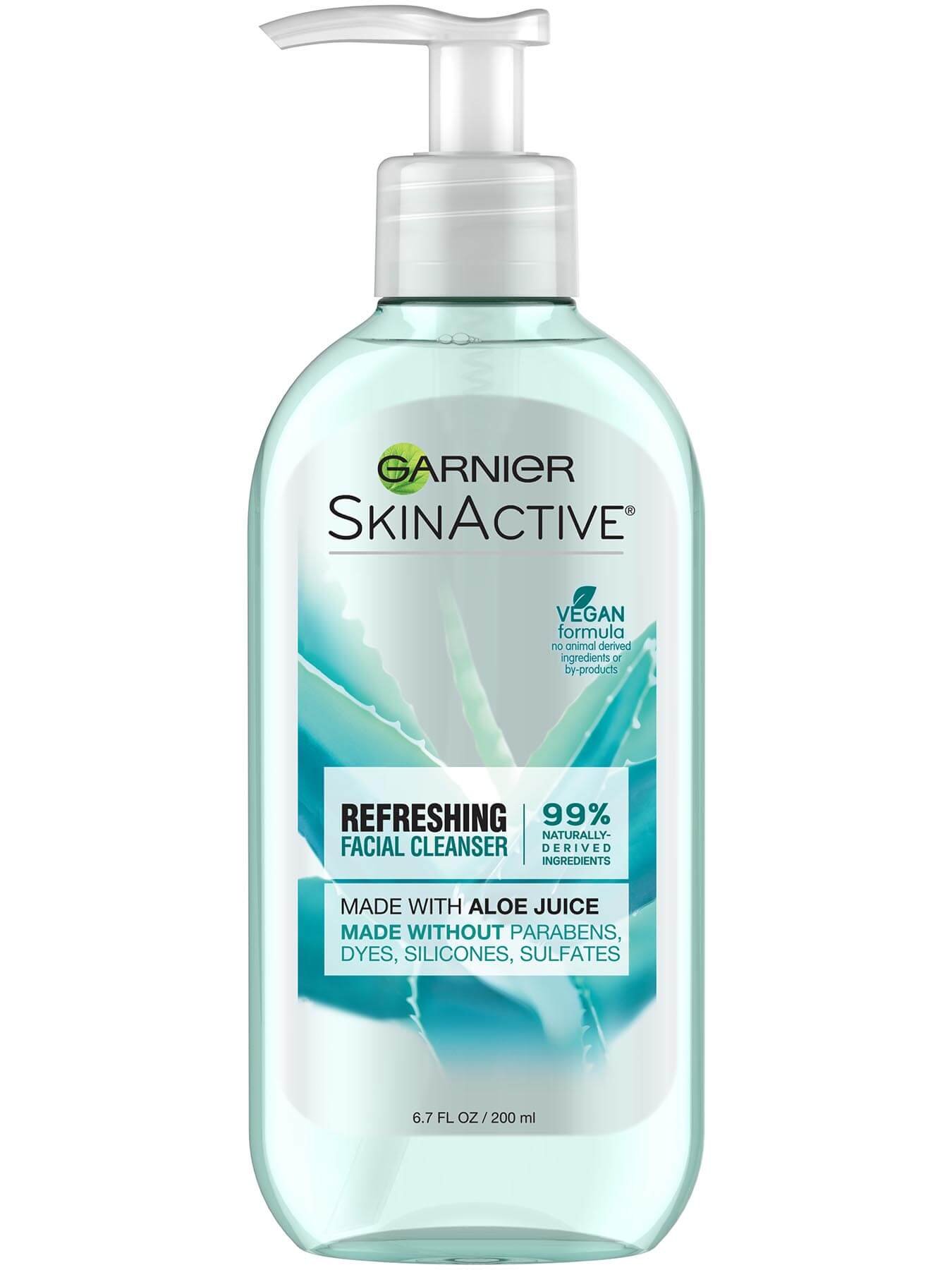 Front view of Refreshing Facial Wash with Aloe.