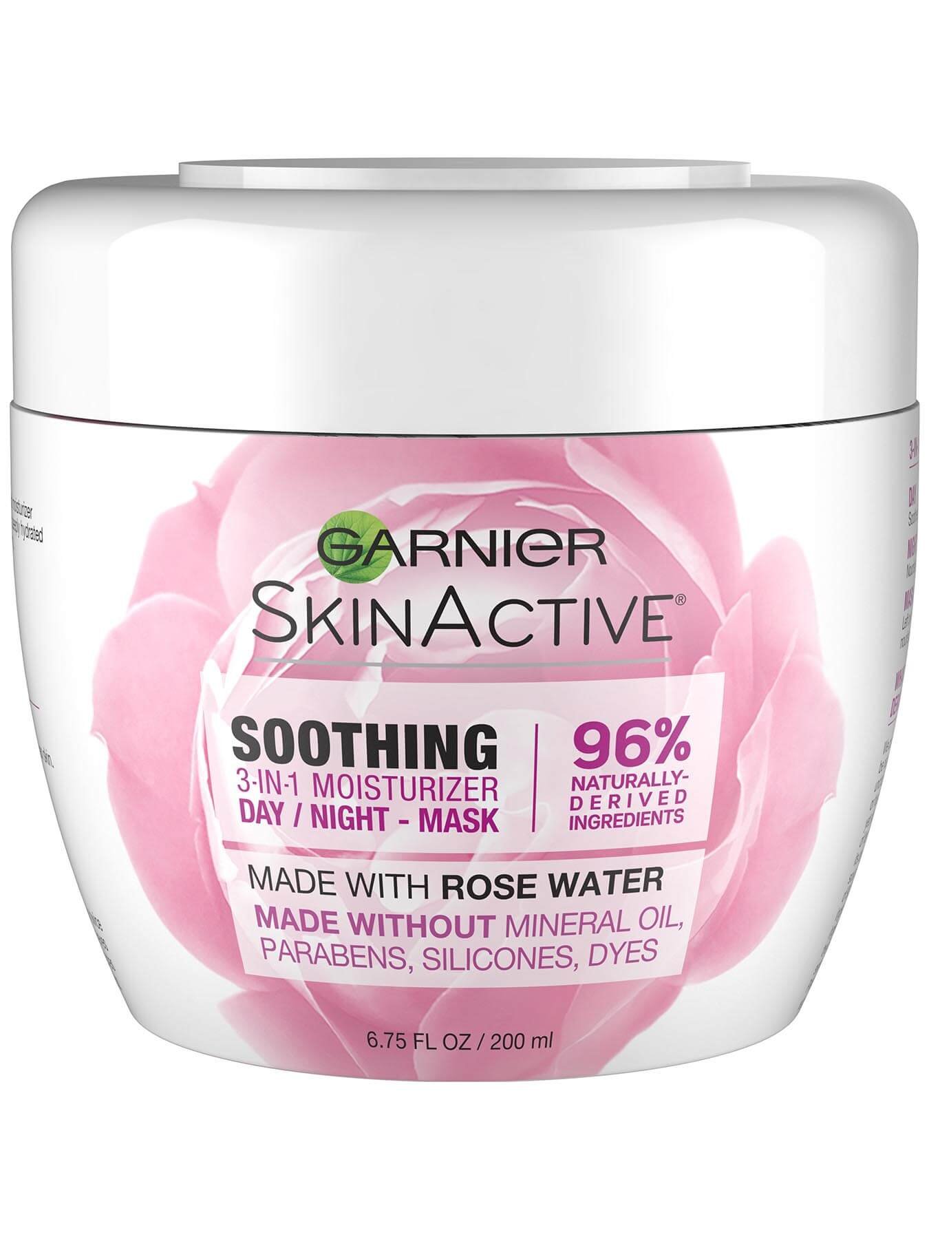 Front view of Soothing 3-in-1 Face Moisturizer with Rose Water.