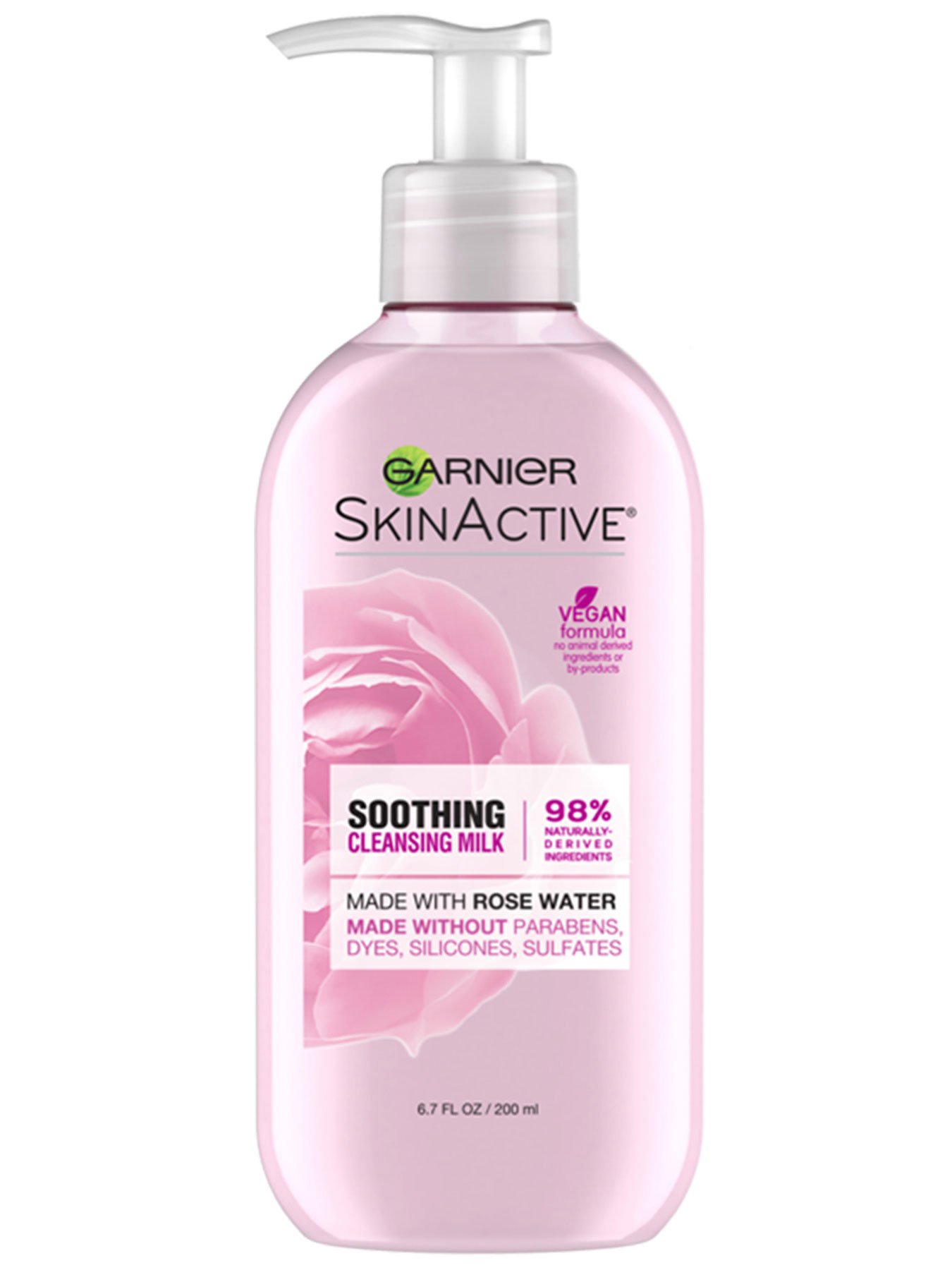 soothing milk face wash with rose water packshot front