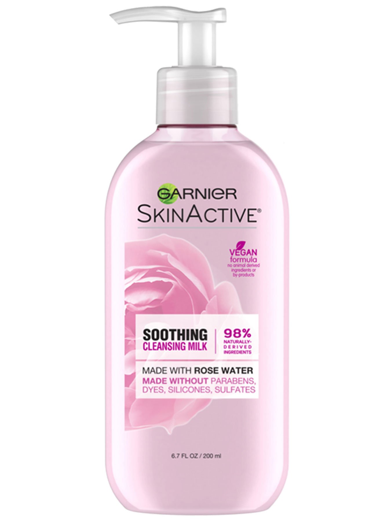 gesmolten Exclusief Allergisch Calm and Soothing Rose Water Cleansing Milk Face Wash - Garnier