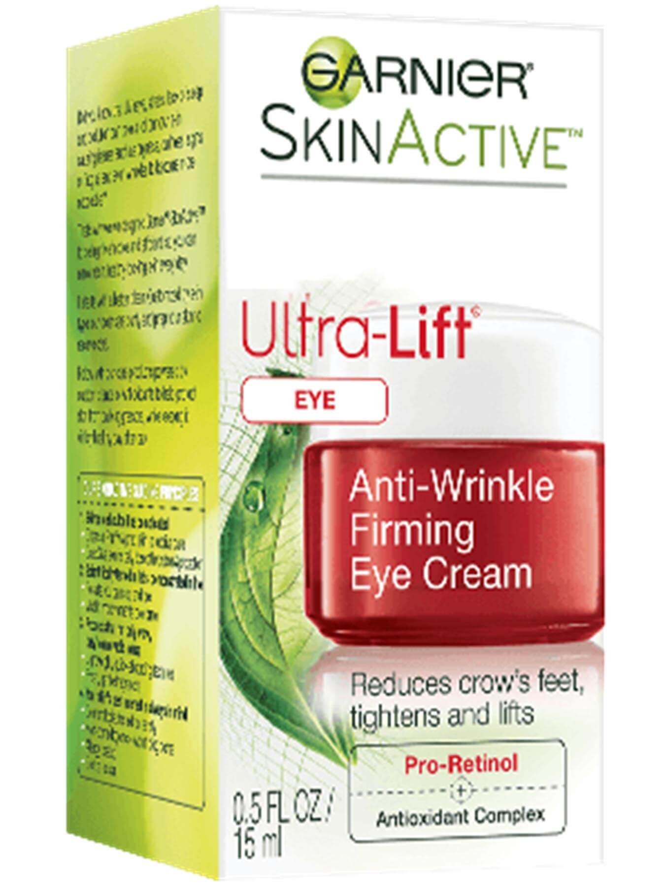 Front view of Ultra-Lift Anti-Wrinkle Eye Cream box.