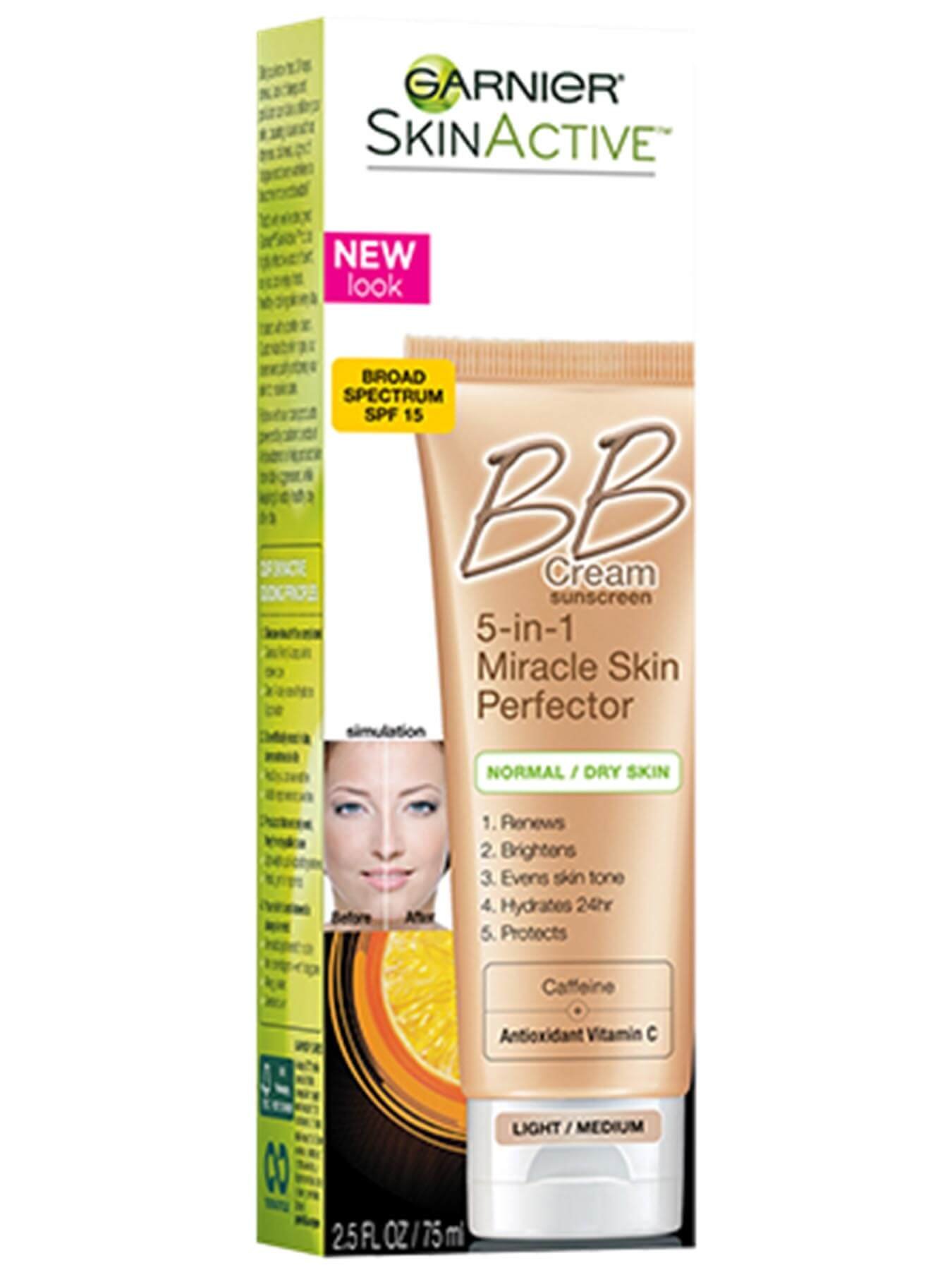 Front view of 5-in-1 Miracle Skin Perfector BB Cream - Light/Medium box.