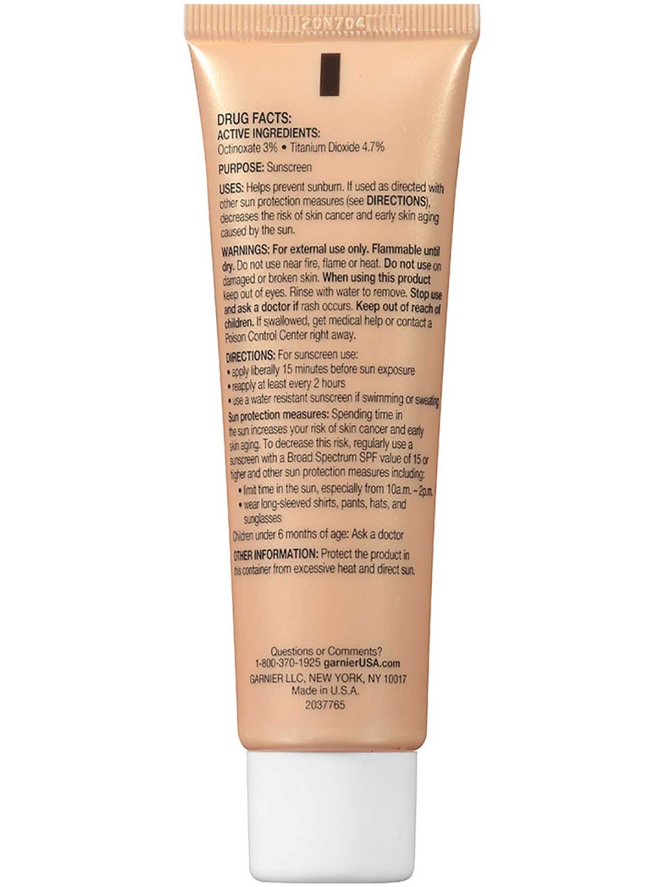 Back view of BB Cream 5-in-1 Miracle Skin Perfector, Oily and Combination Skin, Medium.