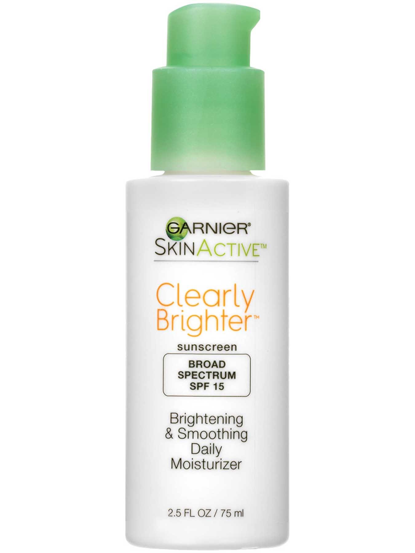 Front view of Clearly Brighter Broad Spectrum SPF 15 Brightening & Smoothing Daily Moisturizer.