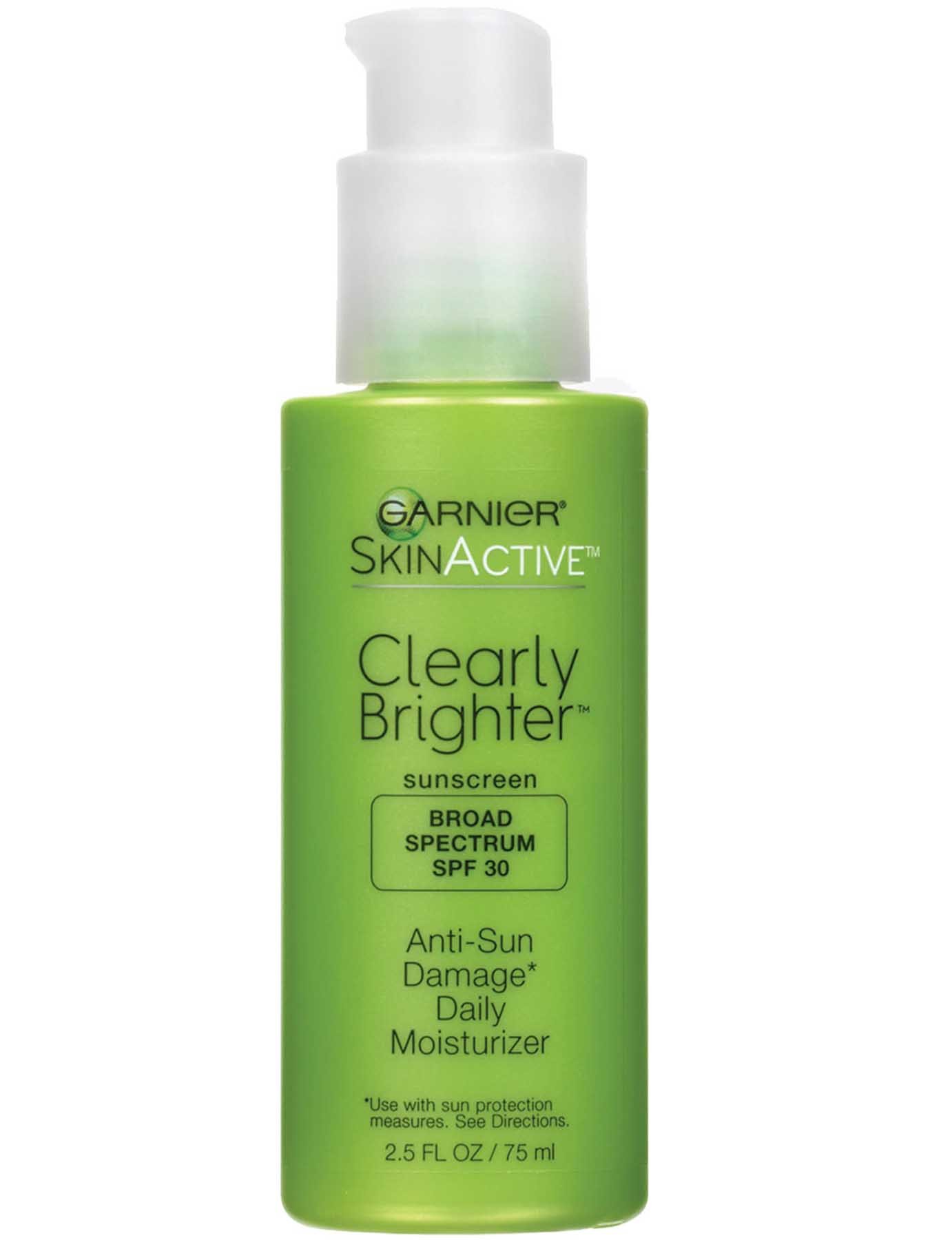 Front view of Clearly Brighter Broad Spectrum SPF 30 Anti-Sun Damage Daily Moisturizer.