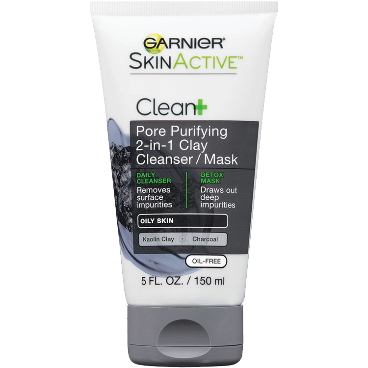 Pore Purifying 2 In 1 Clay Cleanser Mask Garnier Skinactive