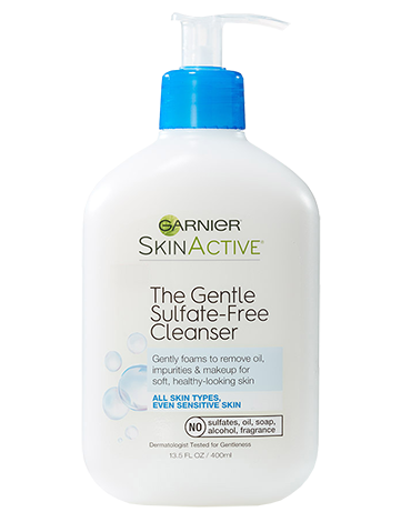 Garnier SkinActive The Gentle Sulfate-Free Cleanser - Skin Care  Product for for All Skin Types, Even Sensitive