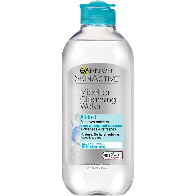 micellar cleansing water for waterproof makeup garnier skinactive