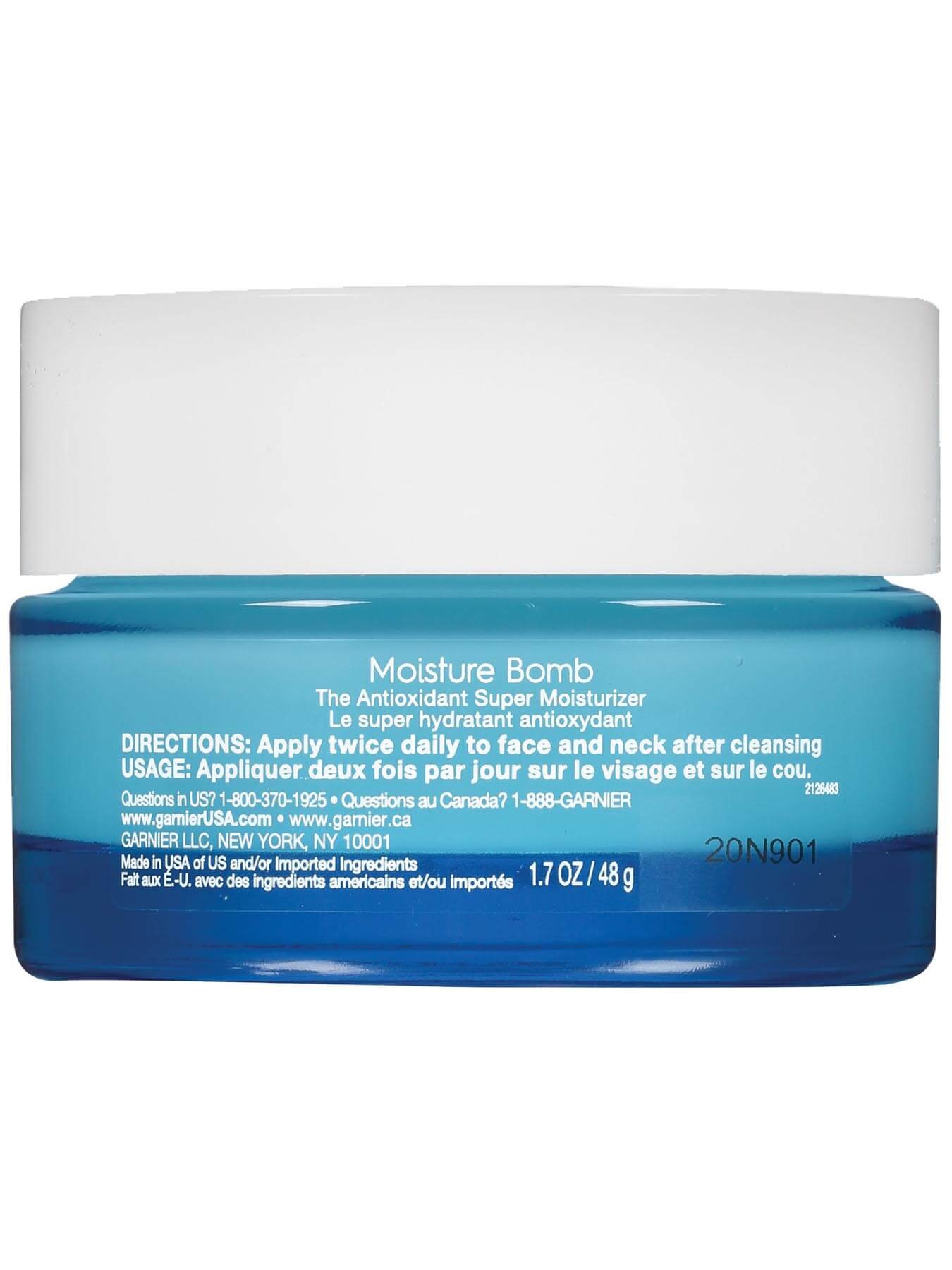 Garnier 0003 SkinActive MoistureBomb Moisturizer Back