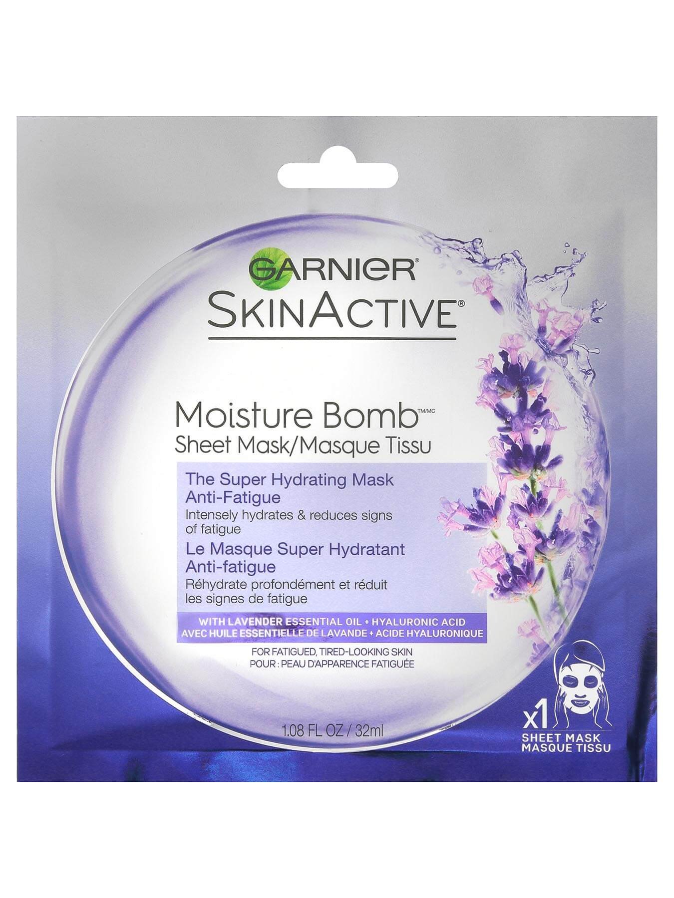 Moisture Bomb Sheet Mask for Tired Garnier