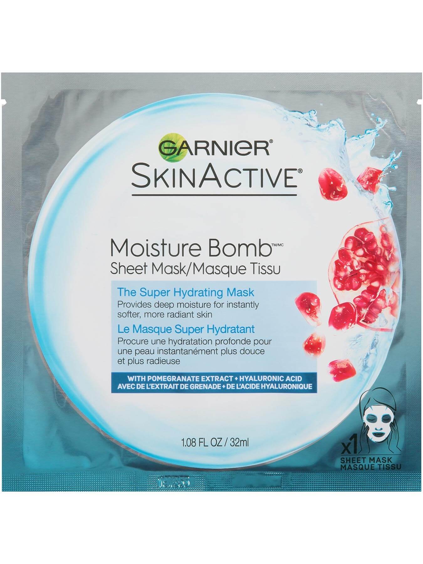 Moisture bomb sheet mask