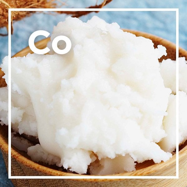 A texture shot of Coconut Oil, a featured ingredient in the Curl Nourish collection.