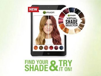 Hair color wheel for choosing a dye shade - Garnier
