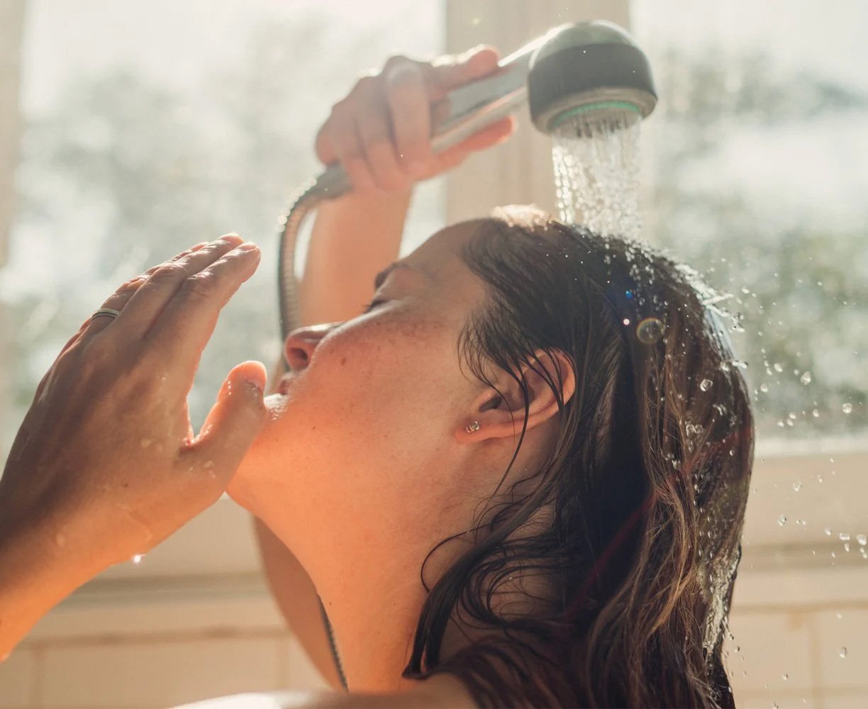 Rinse with Cool Water