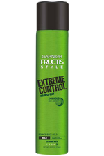 Garnier Fructis Style Extreme Control Hairspray Front Of Bottle