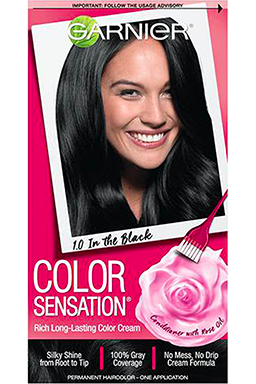Garnier Color Sensation 1.0 Rich Black Hair Color Garnier