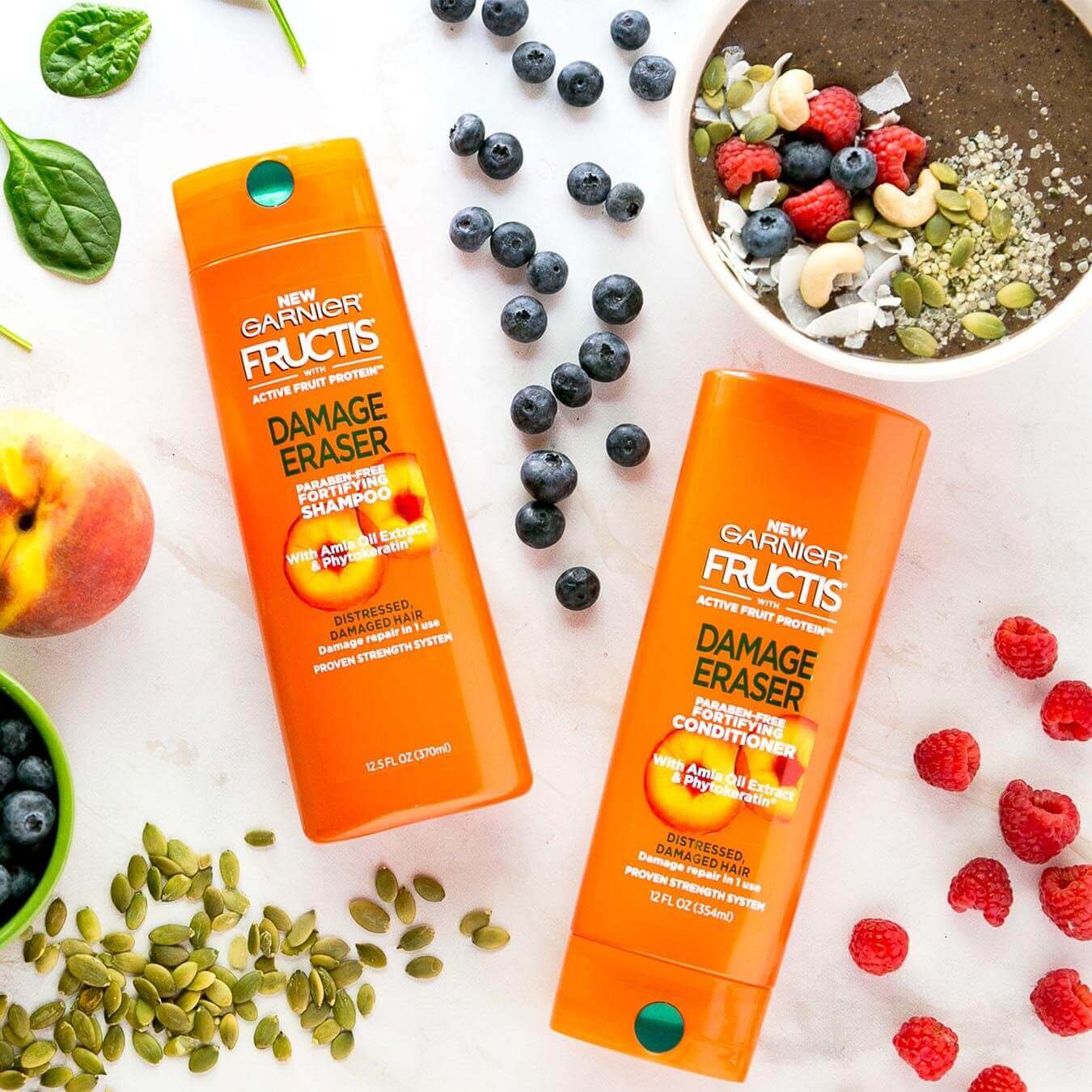 Damage Eraser Shampoo for Damaged Hair Garnier Fructis