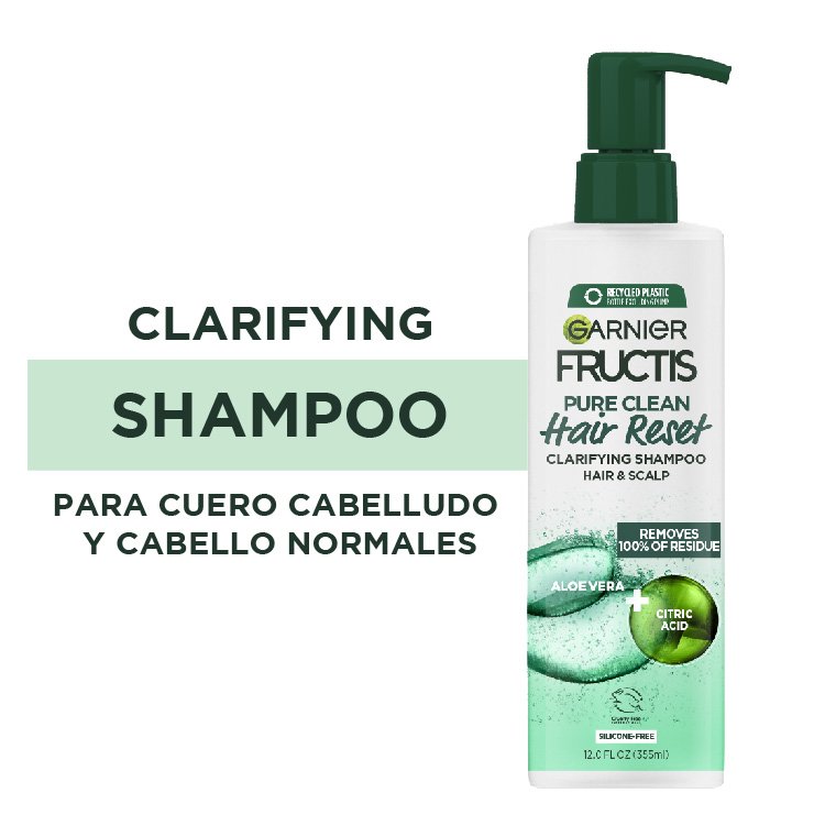 Garnier pure clean shampoo