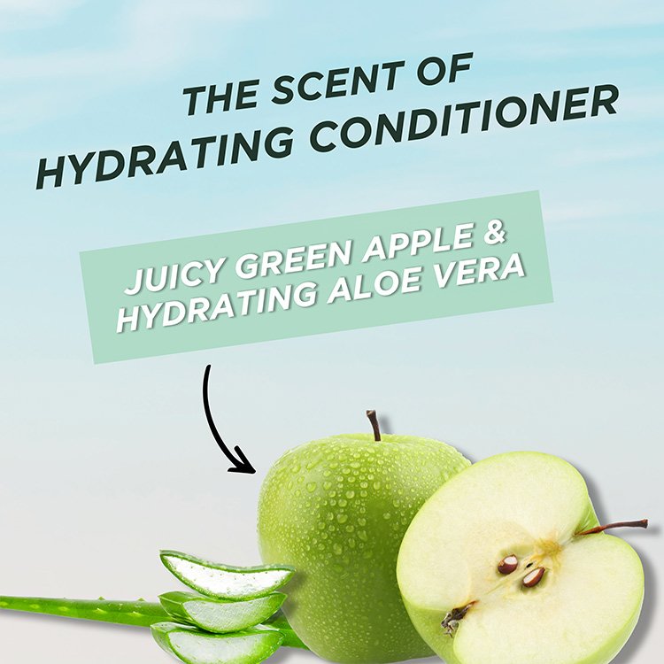 Garnier Pure Clean Hair Reset Hydrating Conditioner Apple Aloe Vera