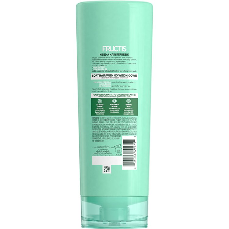 Pure Clean Conditioner Hair Care Product Garnier Fructis