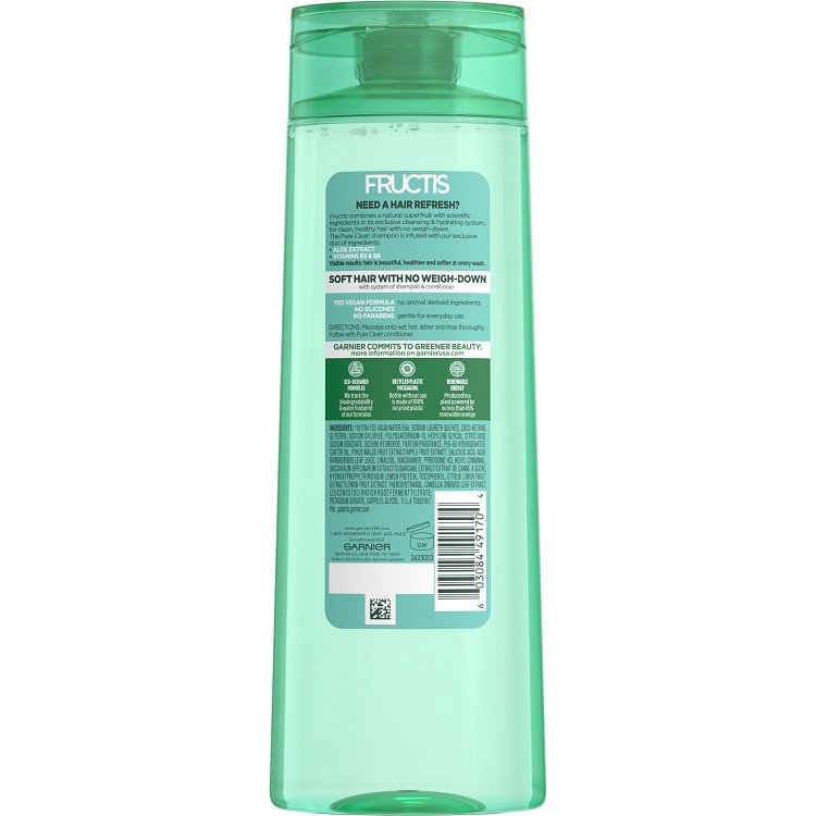 Pure Clean Shampoo - Hair Care Product - Garnier Fructis