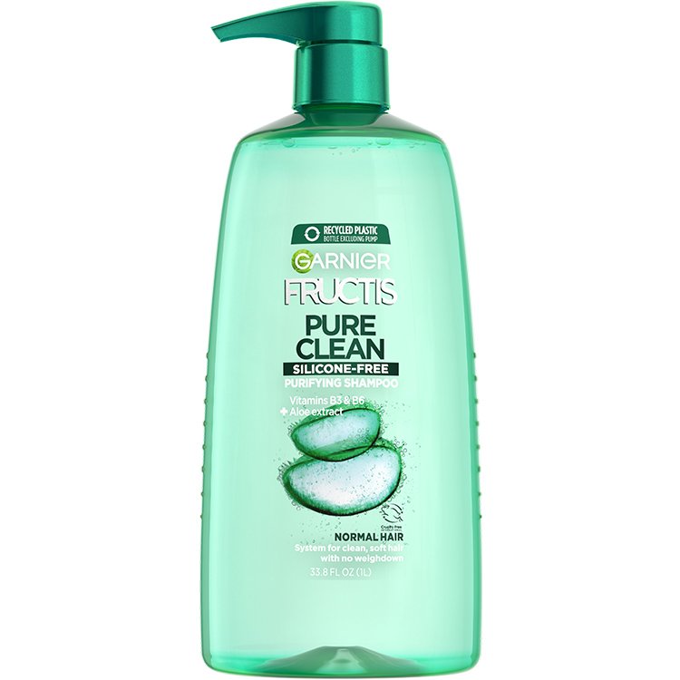 Fructis Pure Clean Shampoo 33.8 floz front