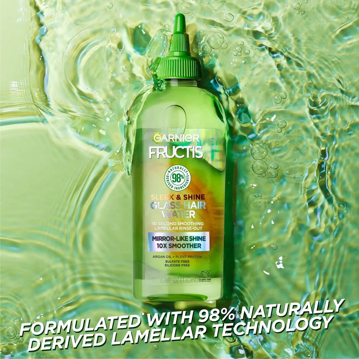 Formulated with 98% naturally derived lamellar technology